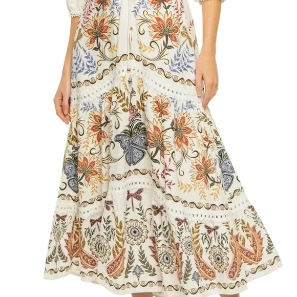 Farm Rio Boho Glam Maxi Dress NWT - Picture 9 of 11